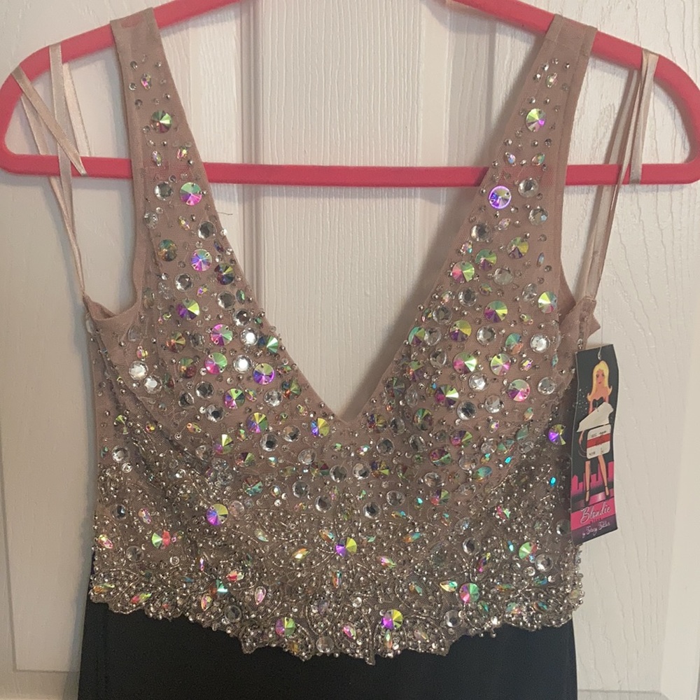 Black Sparkle Prom Dress